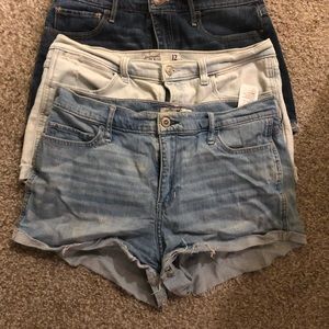 3 pairs of shorts